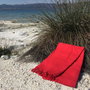 Mijölnir Toalla de Playa Fouta 100% Algodón Roja 95 x 175 cm